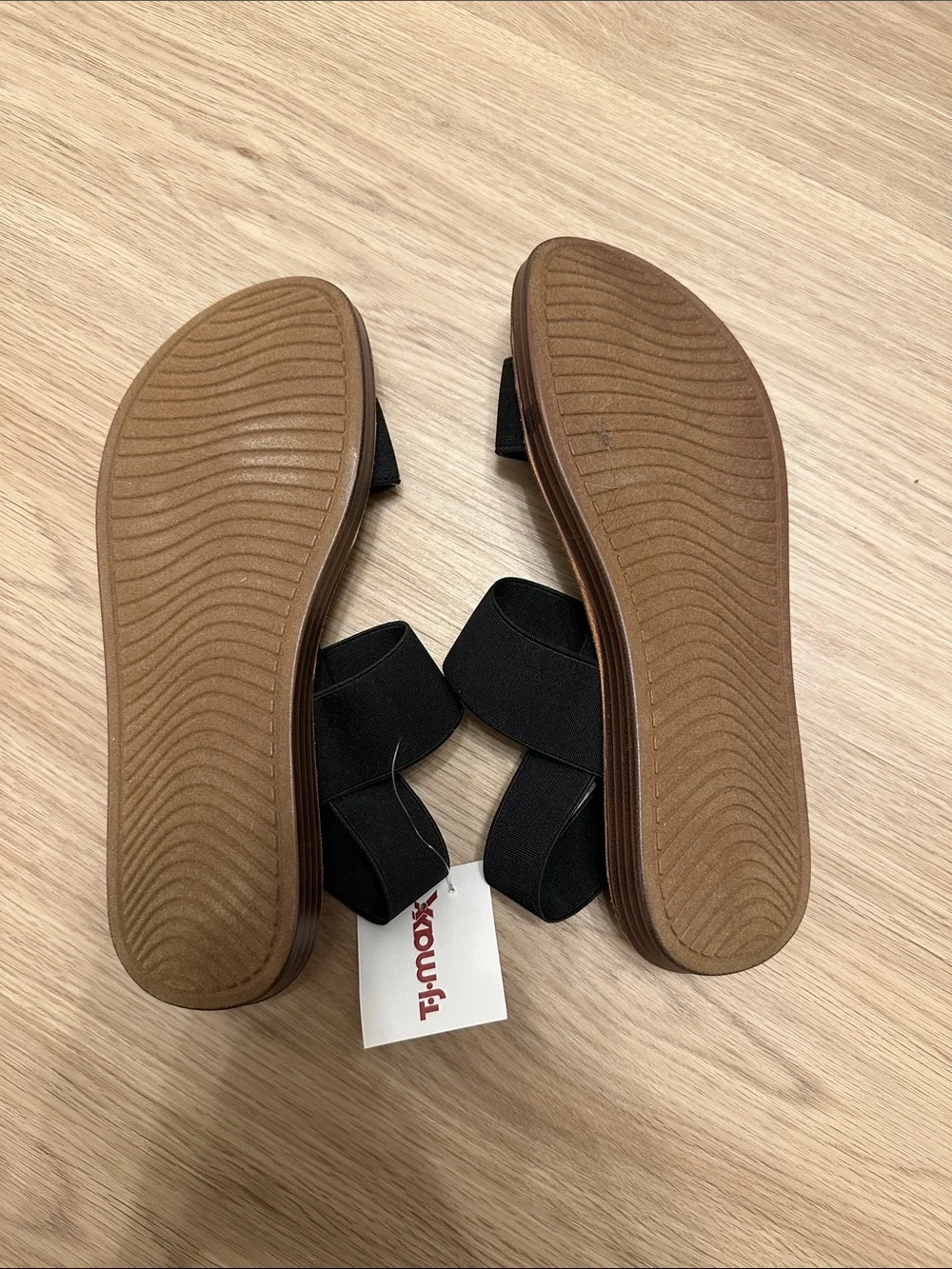 Black sandals brand new